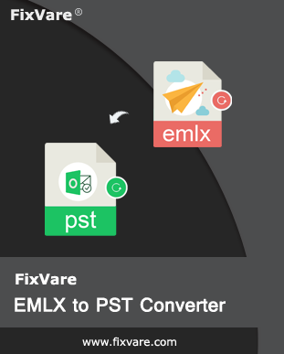 Caixa de software EMLX para PST