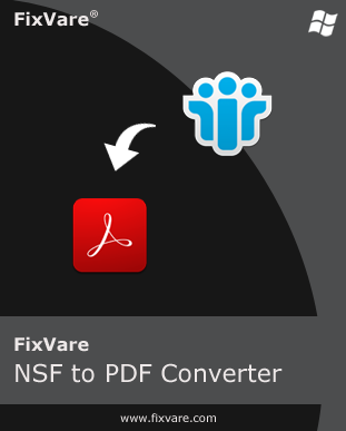 NSF から PDF へのソフトウェア ボックス