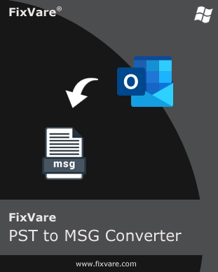 Caja de software PST a MSG