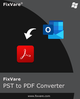 PST to PDF Software Box
