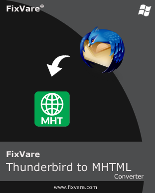 Caixa de software Thunderbird para MHTML