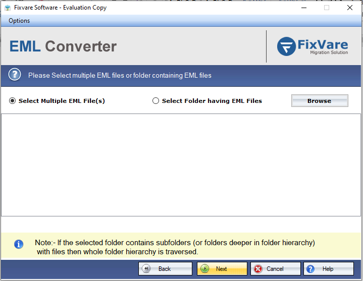 Select file or folder