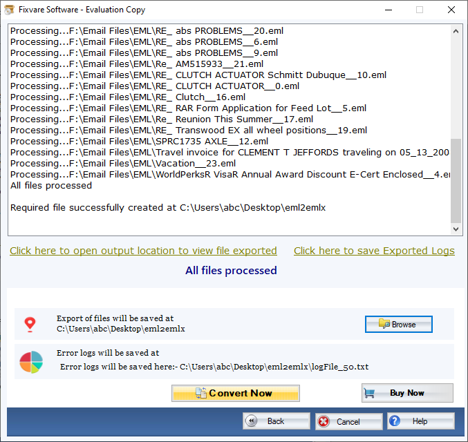 Converter EML para o formato EMLX