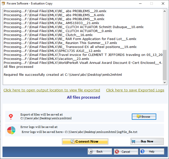 Converter formato EMLX para MHTML